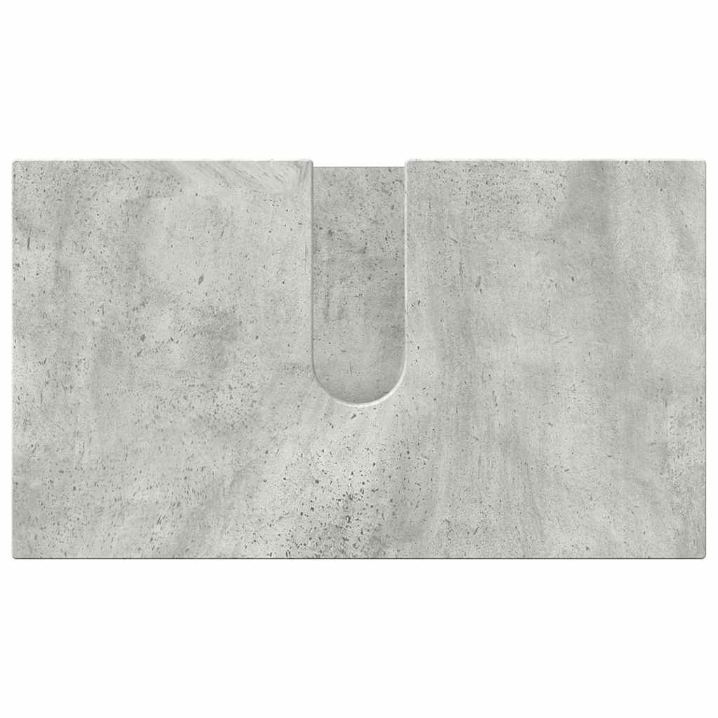 Set di mobili per il bagno 3 pcs Grigio cemento 61 x 35 x 64 cm 3392946