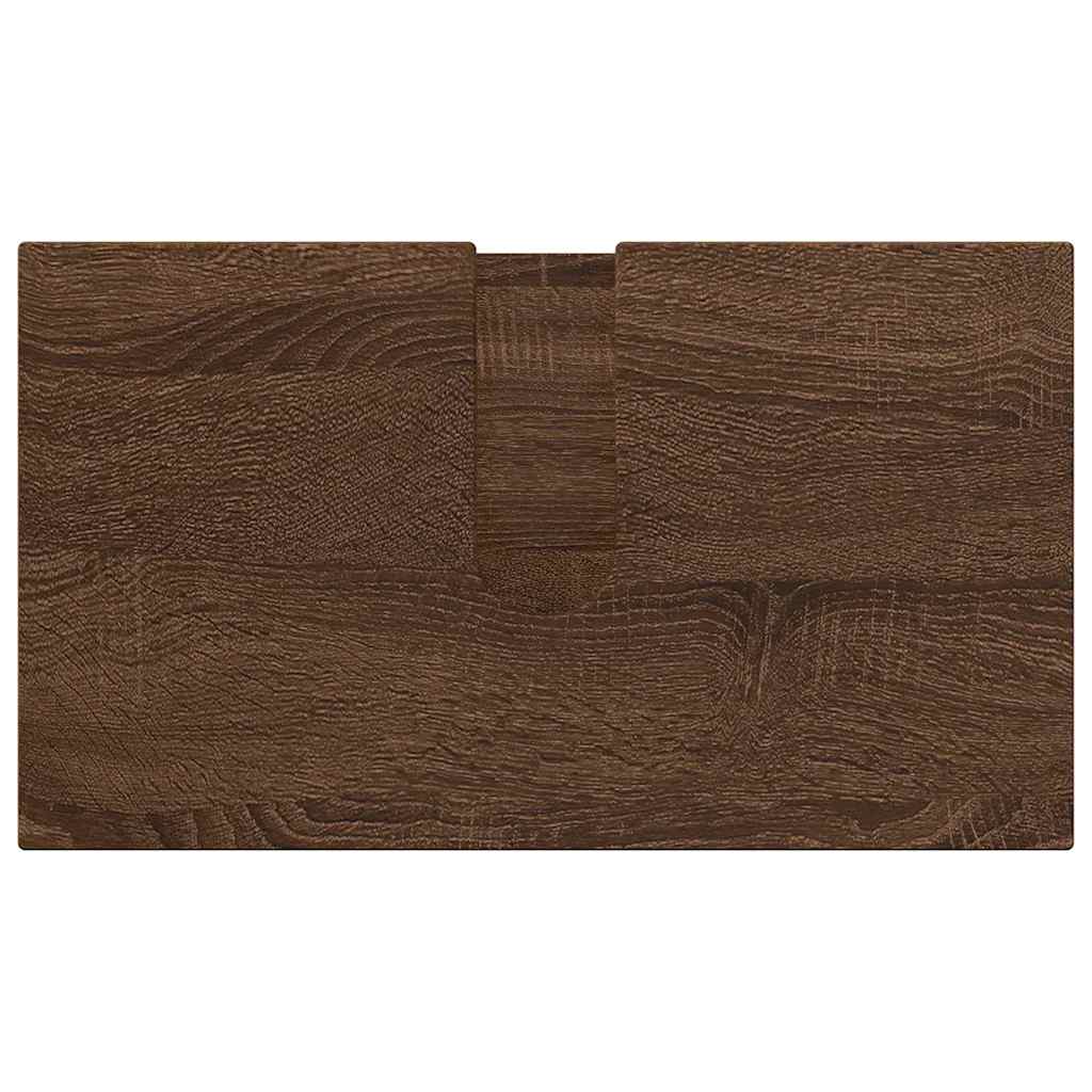 Set di mobili per il bagno 3 pcs Rovere marrone 61 x 35 x 64 cm 3392950