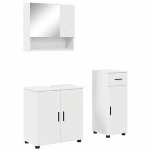 Set di mobili per il bagno 3 pcs Bianco 61 x 35 x 64 cm 3392953