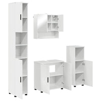 Set di mobili per il bagno 4 pcs Bianco lucido 61 x 35 x 64 cm 3392967
