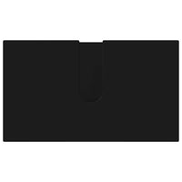 Set di mobili per il bagno con porta 4 pcs Nero 61 x 35 x 64 cm 3392974