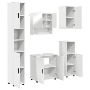 Set di mobili per il bagno 5 pcs Bianco 61 x 35 x 64 cm 3392983