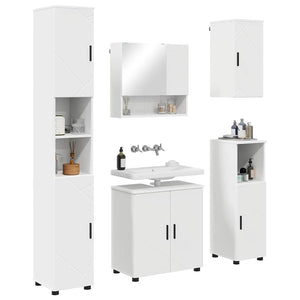 Set di mobili per il bagno 5 pcs Bianco 61 x 35 x 64 cm 3392983