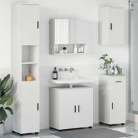 vidaXL Set di mobili per il bagno 5 pcs Bianco 61 x 35 x 64 cm
