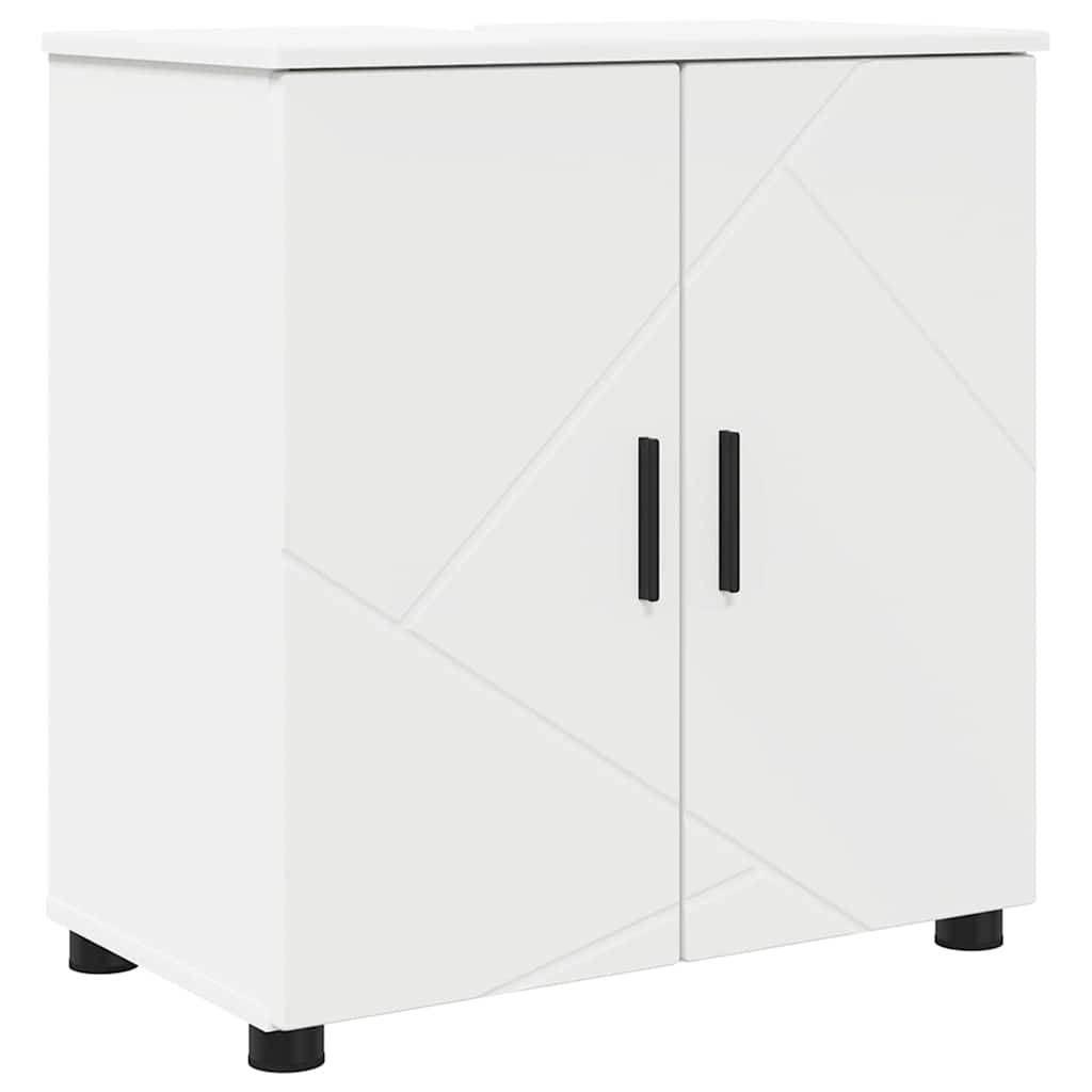 vidaXL Set di mobili per il bagno 5 pcs Bianco 61 x 35 x 64 cm
