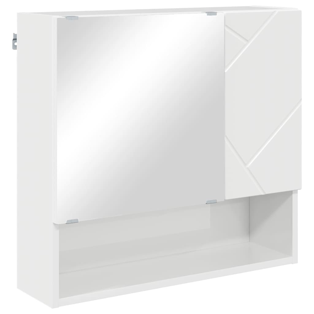 Set di mobili per il bagno 4 pcs Bianco lucido 61 x 35 x 64 cm 3393007