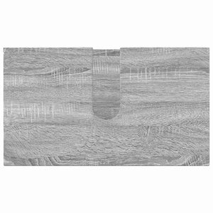 vidaXL Set di mobili per il bagno 4 pcs Grigio sonoma 61 x 35 x 64 cm