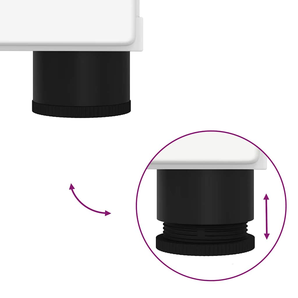 Set di mobili per il bagno 2 pcs Bianco 76.5 x 35 x 64 cm 3393013