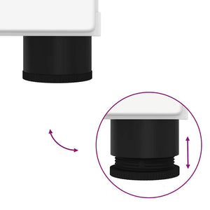 Set di mobili per il bagno 2 pcs Bianco 76.5 x 35 x 64 cm 3393013