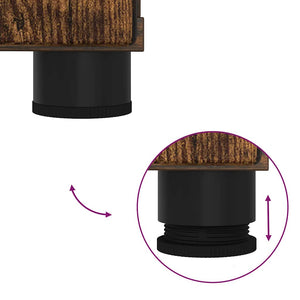 Set di mobili per il bagno 2 pcs Rovere fumo 76.5 x 35 x 64 cm 3393018