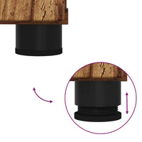 vidaXL Set di mobili per il bagno con cassetto 2 pcs Legno vecchio