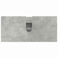 Set di mobili per il bagno con cassetto 3 pcs Grigio cemento 3393026