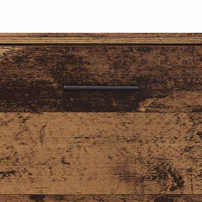 Set di mobili per il bagno con cassetto 3 pcs Legno vecchio 3393031