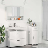 Set di mobili per il bagno 3 pcs Bianco 76.5 x 35 x 64 cm 3393033