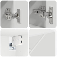 Set di mobili per il bagno 4 pcs Bianco 30 x 35 x 192 cm 3393043