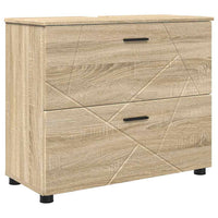 vidaXL Set di mobili per il bagno 4 pcs rovere sonoma 30 x 35 x 192 cm