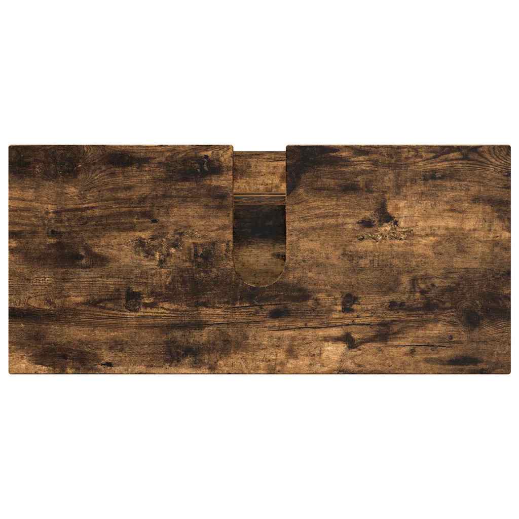 Set di mobili per il bagno 4 pcs Rovere fumo 30 x 35 x 192 cm 3393088