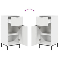 Set di mobili per il bagno Plaid 2 pcs Bianco 39.5 x 36 x 88 cm 3393093