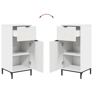 Set di mobili per il bagno Plaid 2 pcs Bianco 39.5 x 36 x 88 cm 3393093