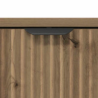 vidaXL Set di mobili per il bagno Plaid 2 pcs rovere artigianale