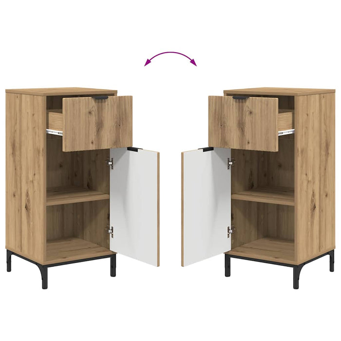 Set di mobili per il bagno Plaid 2 pcs rovere artigianale 3393102