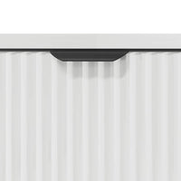 vidaXL Set di mobili per il bagno con cassetto 3 pcs Bianco lucido