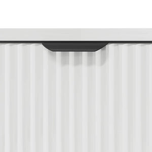 Set di mobili per il bagno con cassetto 3 pcs Bianco lucido 3393107