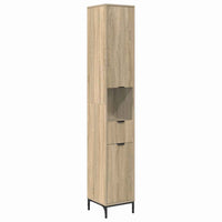 Set di mobili per il bagno con cassetto con porta Rovere Sonoma 3393115