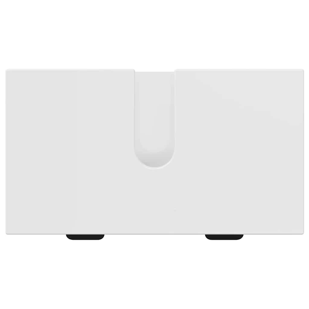 Set di mobili per il bagno con cassetto con porta Bianco Lucido 3393117