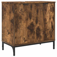 Set di mobili per il bagno con cassetto con porta Rovere fumé 3393118