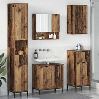 Set di mobili per il bagno con cassetto con porta Legno vecchio 3393121