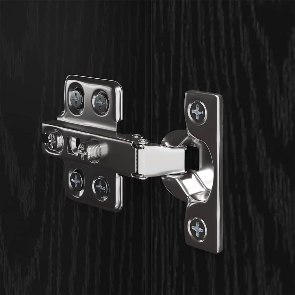 Set mobile TV 7 pcs Rovere nero 30.5 x 30 x 60 cm 3393145