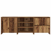 vidaXL Sideboards 3 pcs Legno vecchio 70 x 41 x 75 cm