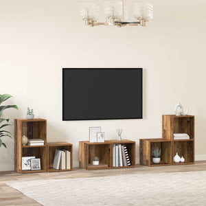 Set di mobili TV 6 pcs Legno vecchio 37 x 35 x 72 cm 3393162