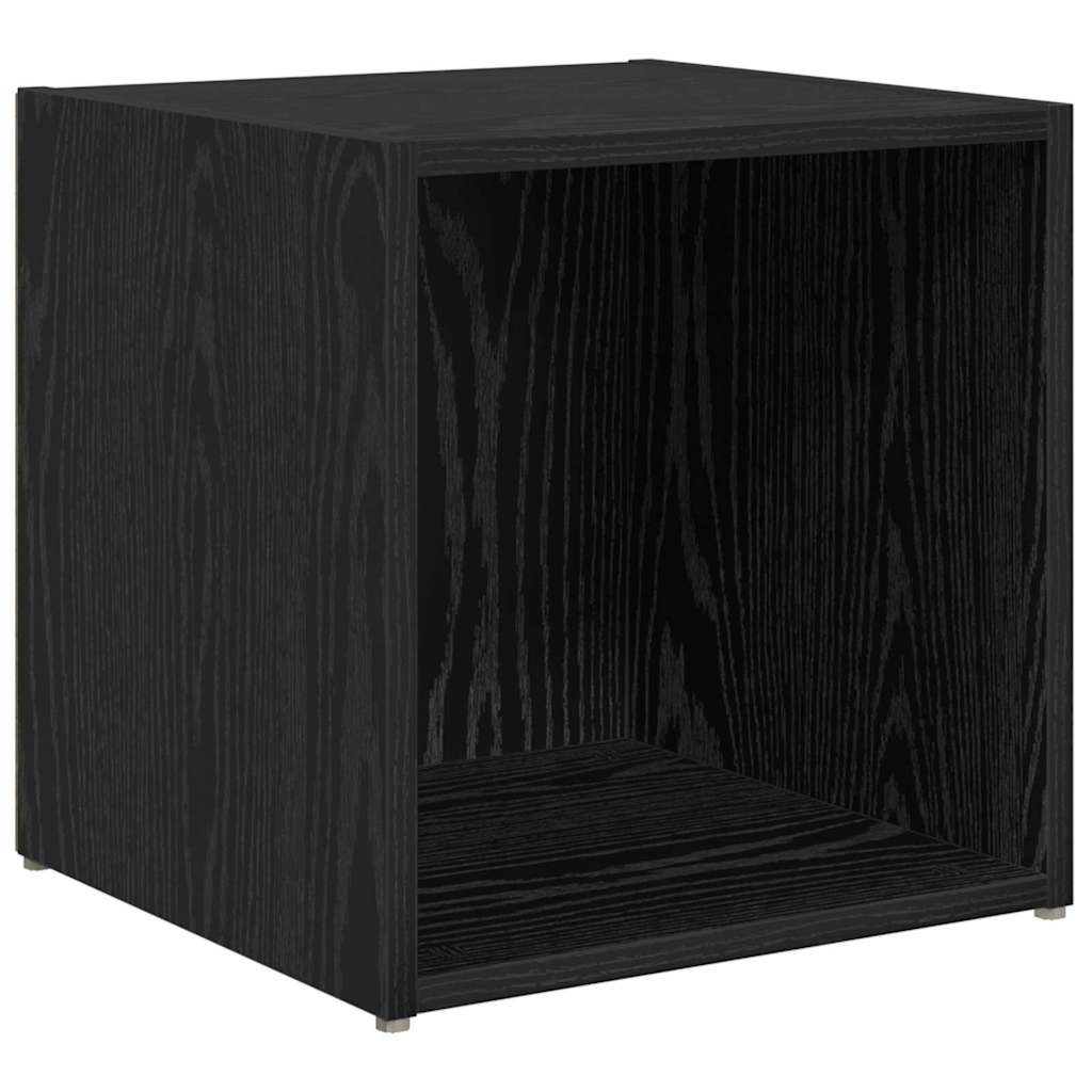 vidaXL Set di mobili TV 6 pcs Rovere Nero 37 x 35 x 72 cm