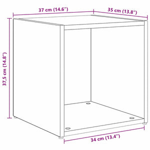 Set di mobili TV 6 pcs Rovere Nero 37 x 35 x 72 cm 3393163