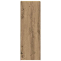 vidaXL Set di Mobili TV da 4 Pezzi - A Parete, Rovere, Legno Ingegnerizzato