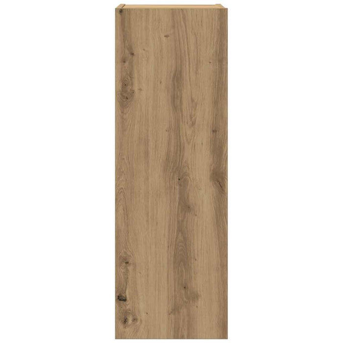 vidaXL Set di Mobili TV da 4 Pezzi - A Parete, Rovere, Legno Ingegnerizzato