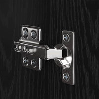 Set mobile TV 4 pcs Rovere nero 30.5 x 30 x 90 cm 3393262