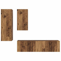 Set mobile TV 4 pcs Legno vecchio 30.5 x 30 x 90 cm 3393282
