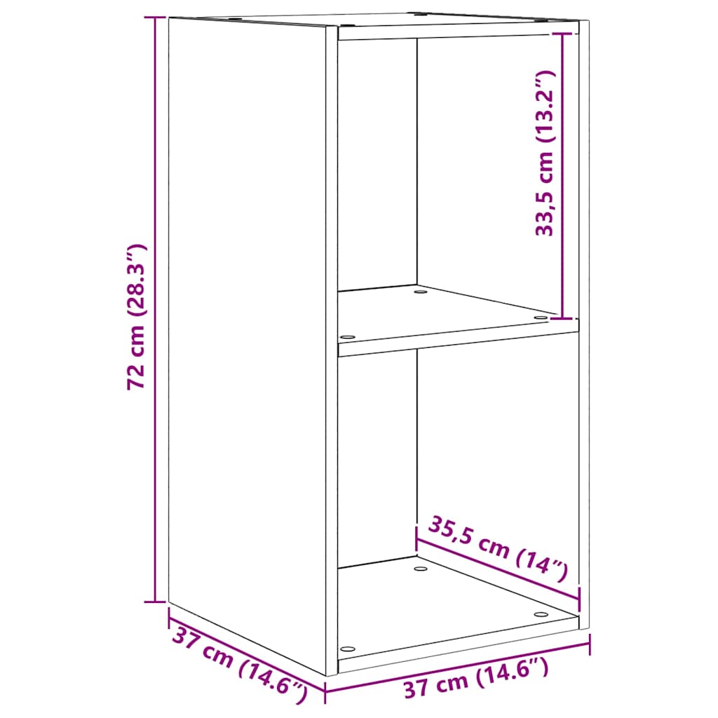Set mobile TV 4 pcs Legno vecchio 37 x 37 x 72 cm 3393288