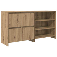 vidaXL Sideboards 2 pcs rovere artigianale 70 x 41 x 75 cm