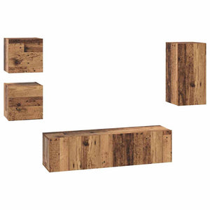 Set mobile TV 5 pcs Legno vecchio 30.5 x 30 x 60 cm 3393348