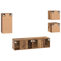 Set mobile TV 5 pcs Legno vecchio 30.5 x 30 x 60 cm 3393348