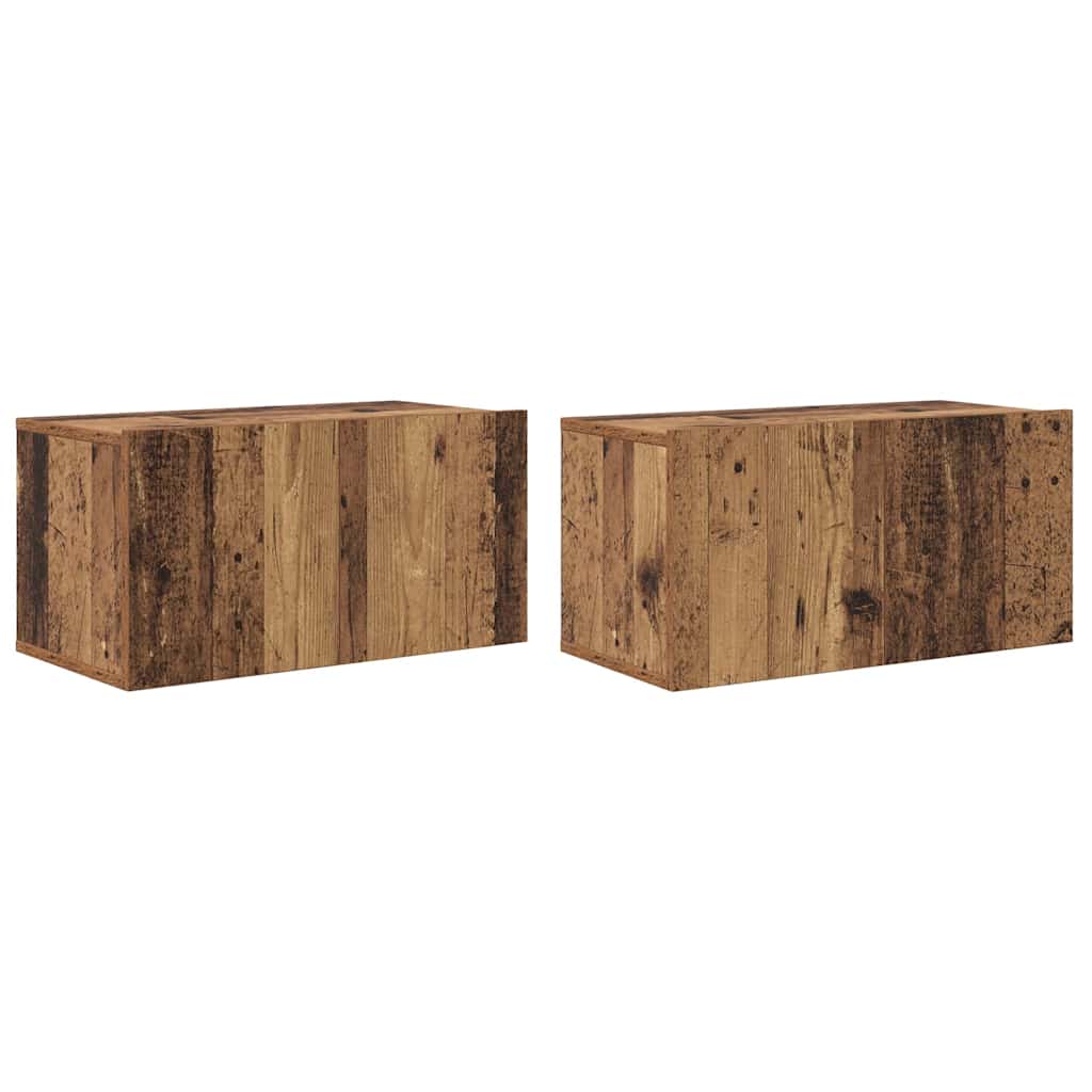 Set mobile TV-Credenza per TV Legno vecchio Legno multistrato