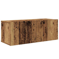 Set mobile TV 4 pz-Set di 4 Credenza per TV Legno vecchio Legno multistrato 753030