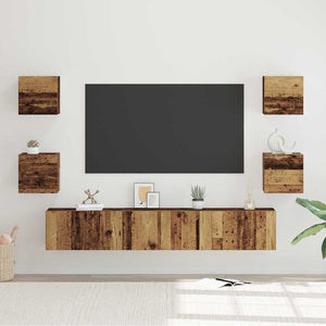Set mobile TV 7 pcs Legno vecchio 60 x 30 x 30 cm 3393396