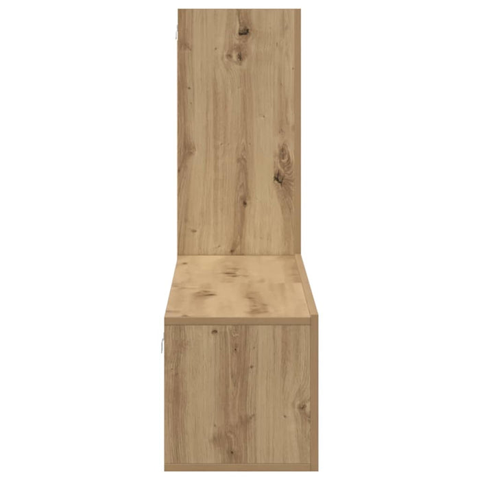 Set mobile TV 3 pz-Set di 3 Credenza per TV Rovere artigianale Legno multistrato 358035