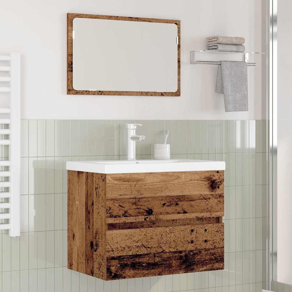 Set di mobili per il bagno 3 pcs Legno antico 60 x 38.5 x 45 cm 3393501