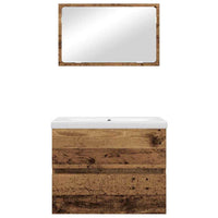 Set di mobili per il bagno 3 pcs Legno antico 60 x 38.5 x 45 cm 3393501